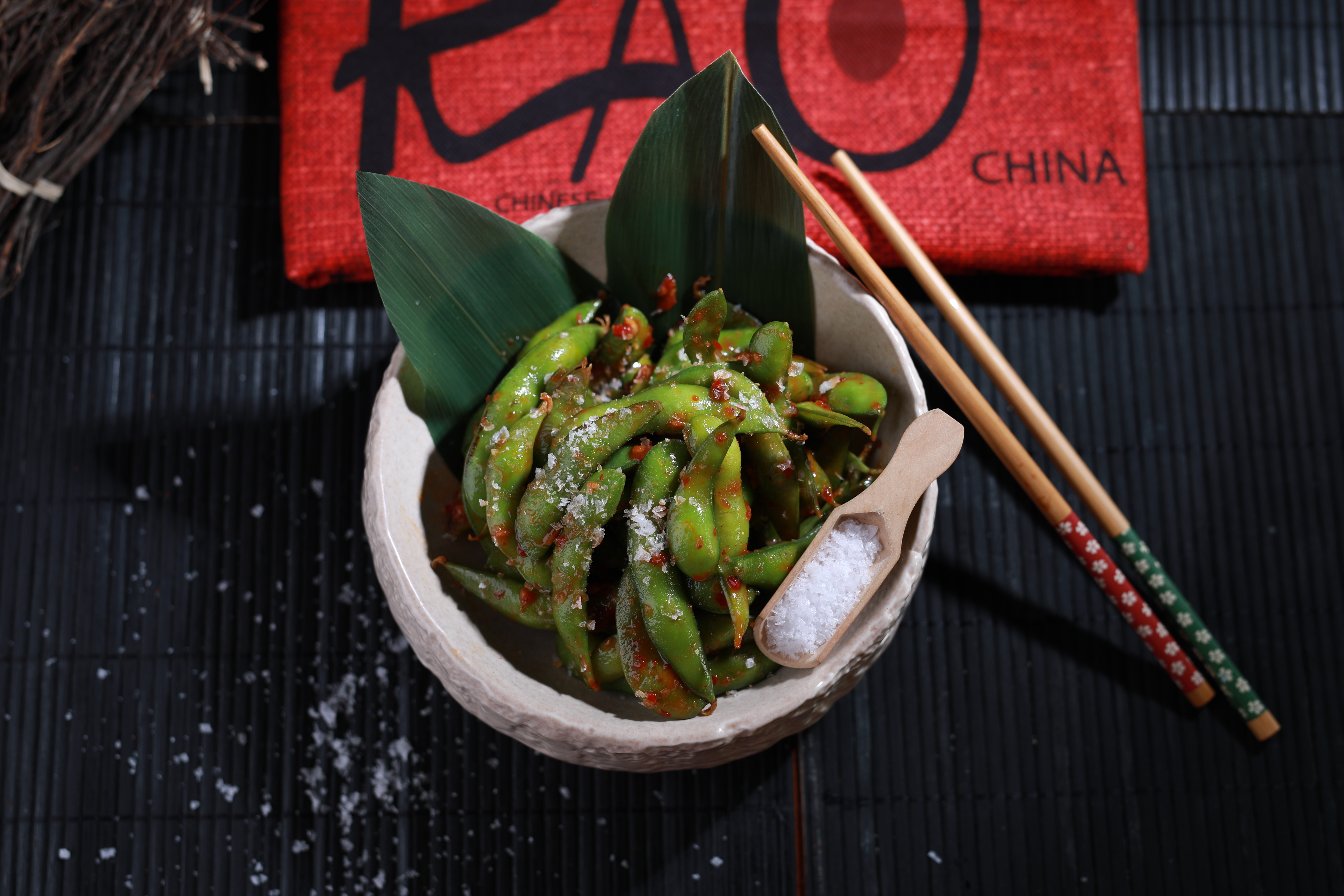 Chili garlic edemame - Rao China Çankaya